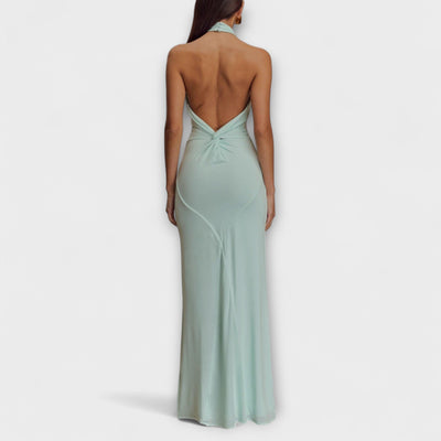 Lagune - Slinky Halter Maxi Kleid