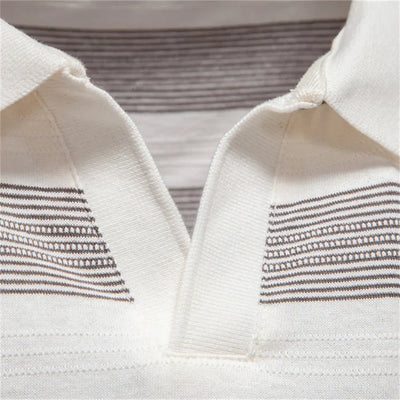 Theo | Klassisches gestreiftes Poloshirt